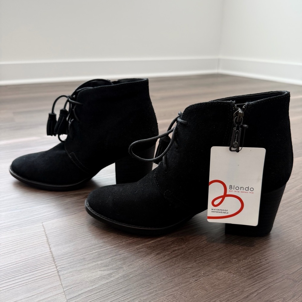 Black Ankle Boots - Picture 2 of 3
